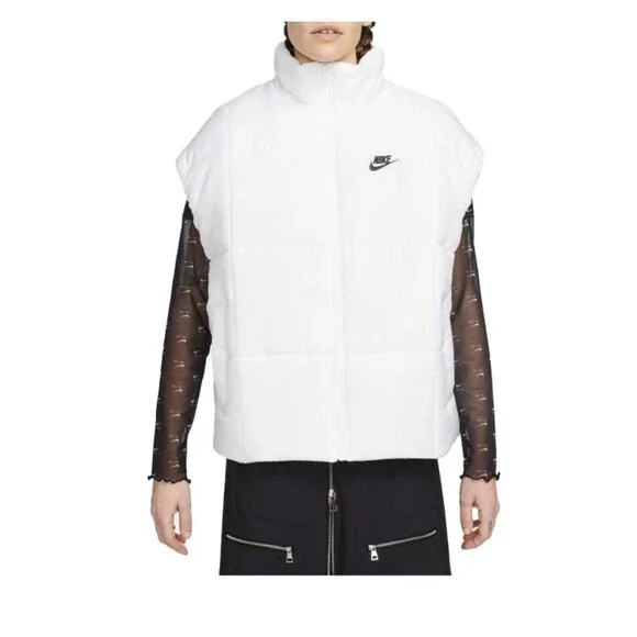 Womens Nike Sportswear Classic Oversized Puffer Vest Therma-FIT Loose Size Large - Picture 4 of 4